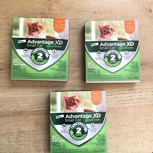 Elan Advantage XD Small Cat Flea Treatment – Green Packaging (3-Pack)